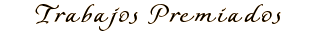 Trabajos premiados